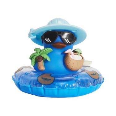 Imagem de Enfeite De Verão Para Painel De Carro: Patinho Amarelo De Borracha Com