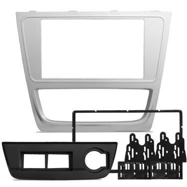 Imagem de Moldura do Painel 7 Polegadas Gol Saveiro Voyage 2008 a 2012 Prata