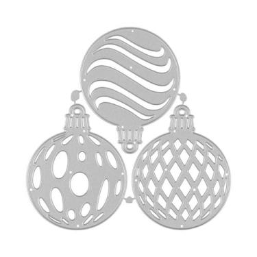 Imagem de Feliz natal corte de metal dados estênceis diy scrapbooking papel/cart