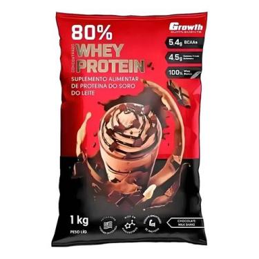Imagem de Whey Concentrado 80% Whey Protein - Growth Milk shake