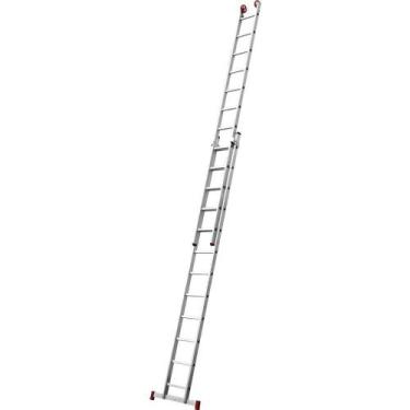 Imagem de Escada Extensiva de Alumínio, 2 x 12 Degraus, 3 em 1, Esc0621, Botafog