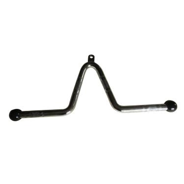 Imagem de Puxador V Aço Maciço para Equipamento de Ginástica Pelegrin PEL-01PV 1,50m-Unissex