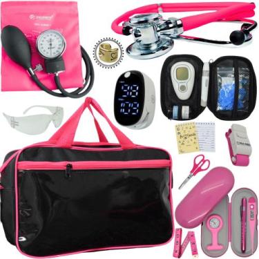 Imagem de Kit Enfermagem Premium Basico - Love Saude, ROSA INCOTERM