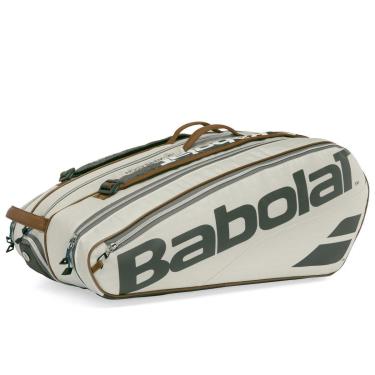 Imagem de Raqueteira Babolat Wimbledon X9 Cinza e Marrom-Unissex