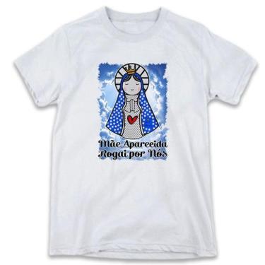Imagem de 1 Camiseta Personalizada Nossa Senhora Aparecida Rogai Por Nós - W3Art