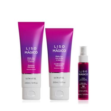 Imagem de Lowell Liso Magico Shampoo, Condicionador e Fluido 60ml