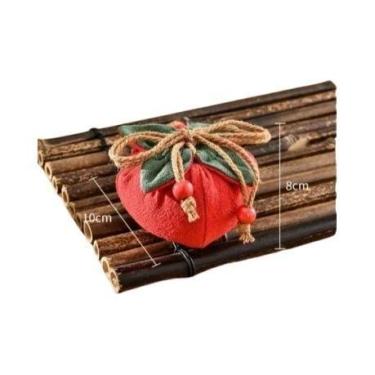 Imagem de Kit De Material Para Bolsa Vazia De Incenso Com Pingente De Caqui Para