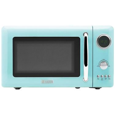Imagem de HADEN Micro-ondas 700W 20L Turquesa com Controle Digital, Função Descongelar e Início I...