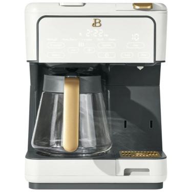 Imagem de Cafeteira elétrica Beautiful Multi-Brew branca 12 xícaras dose única cápsula ou pó modo...