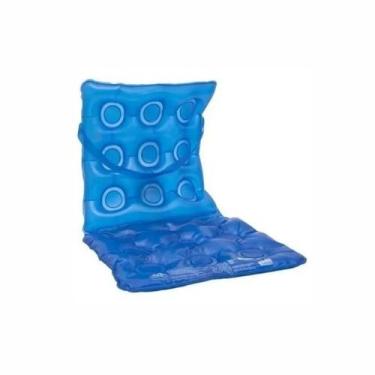 Imagem de Almofada De Gel Quadrada com encosto Inflável Aquasonus Confortável Ca