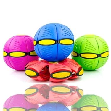 Imagem de Brinquedo Para Pet Bola Magica Transforma Disco Voador - Brinquedo 2 Em 1 Para Pets