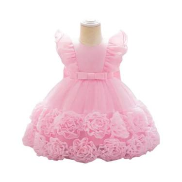 Imagem de Vestido De Princesa Elegante Em Renda Para Meninas, Fantasia De Casame