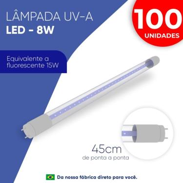 Imagem de 100 Lâmpadas Uv-a 15w Led