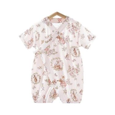 Imagem de Macacão De Bebê Recém-Nascido Unissex Fino, Respirável E Macio De Mang