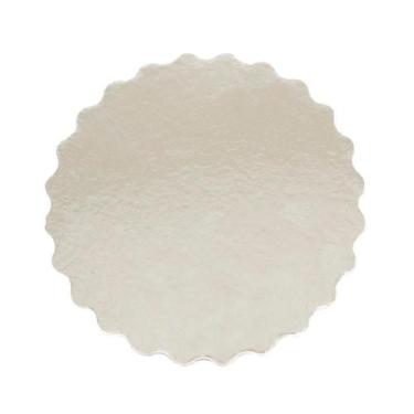 Imagem de Base Laminada Prata Para Bolo Redondo 20cm - 100 Unidades - TAMAROZZI 