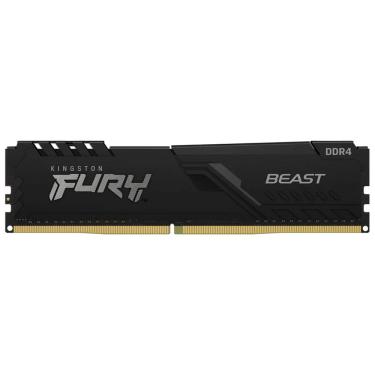 Imagem de Memória Kingston Fury Beast 8GB DDR4, 3200MHz, PC4-25600, 1,35V, CL16, 288 pinos - KF432C16BB/8WP