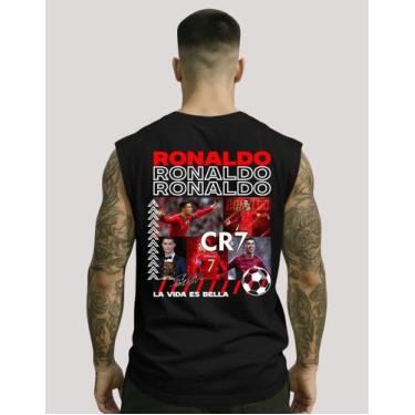 Imagem de Regata Oversized Robozão Cristiano Craque Futebol Jogador - Marca Prop