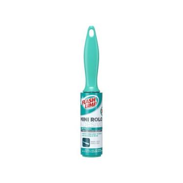 Imagem de Mini Rolo Adesivo 30 Folhas Flash Limp, Verde e Branco