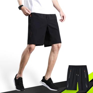 Imagem de Bermuda CORRIDA Academia Bolso Zíper Tecido Gelado com Elastano 908-Masculino