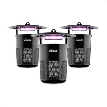 Imagem de Kit 3 Armadilhas Para Mosquito Violeds Ultravioleta Bivolt