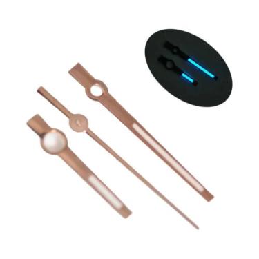 Imagem de Ponteiros De Relógio Luminosos 8x12x12.5mm Polidos Estilo Bastão NH35 