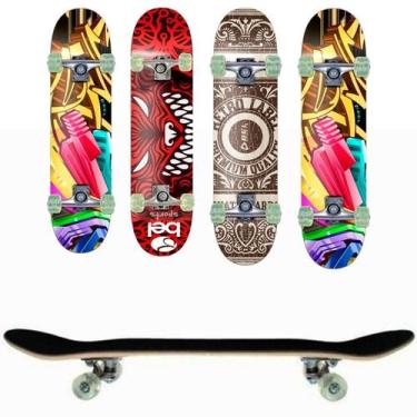Imagem de Skateboard Radical Infantil Semi Profissional Rodas em PU 402000 até 6