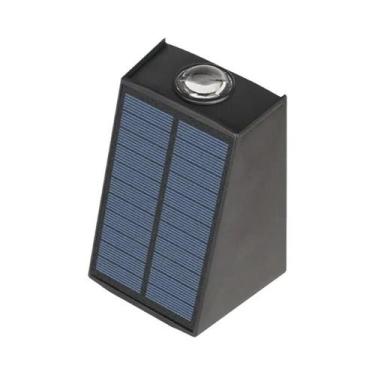 Imagem de Lâmpada Solar De Parede À Prova d'Água Com 2 LEDs Para Iluminação Atmo