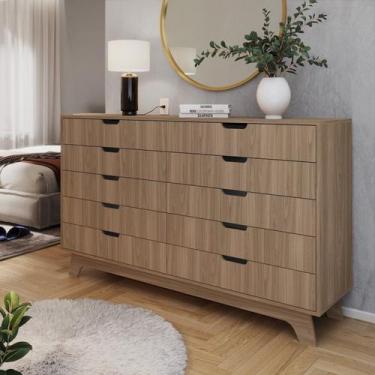 Imagem de Cômoda para Quarto 10 Gavetas MDF Alice Yescasa