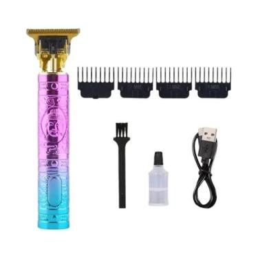 Imagem de Aparador De Cabelo Elétrico Recarregável USB T9 Para Homens, Máquina D