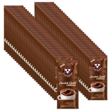 Imagem de Chocolate Quente Cremoso Solúvel Três Corações Kit 60un 20g