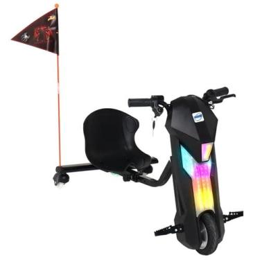 Imagem de Triciclo Elétrico Drift 36V 250W Black Bel com LED Bluetooth 3 Velocid