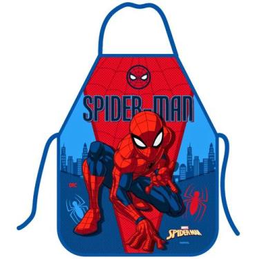 Imagem de Avental Escolar Decorado Homem Aranha Infantil 48x38 Dac