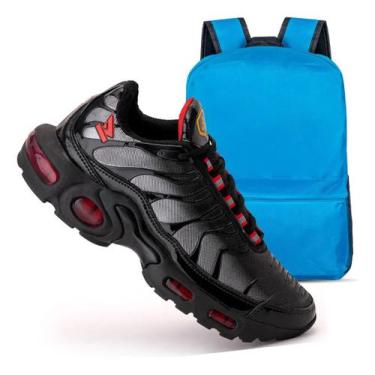 Imagem de Kit tenis masculino esportivo leve urban street mochila casual versati