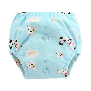 Imagem de Calças De Treinamento De Algodão Para Bebês, Fraldas De Pano Reutilizá