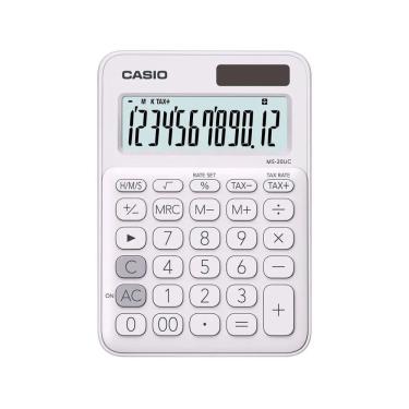 Imagem de Calculadora De Mesa Casio Branca - Ms-20uc-we-w-dc