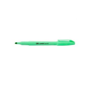 Imagem de Marca Texto Cis Lumini com Ponta Chanfrada Traço 1-3,5MM Embalagem com 1 Unidade Verde...
