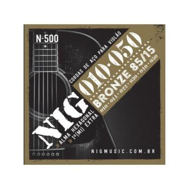 Imagem de Encordoamento Para Violão Aço .010 N500 Bronze Nig