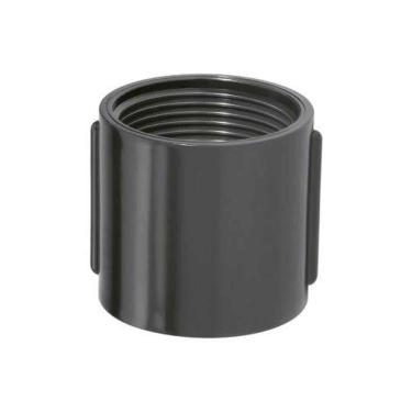 Imagem de Luva para Eletroduto Roscável Luva PVC 2 90º para Instalações Elétricas Preto