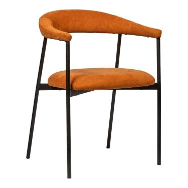 Imagem de Cadeira Conforto Anatômico e Estilo Moderno Sala Jantar Restaurante Maya Preto / Premium Terracota