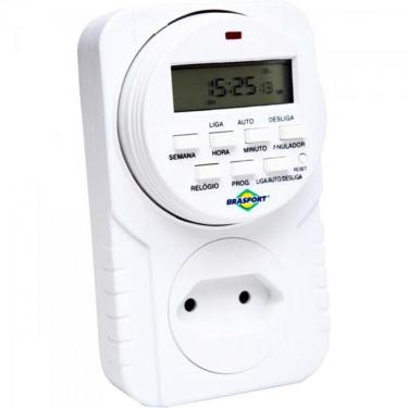 Imagem de Timer Digital 24h Bivolt F002 com 8 Programações e Calendário Semanal Automático 110V 2...