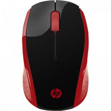 Imagem de Mouse Sem Fio Hp X200 1000 Dpi Vermelho