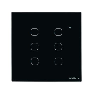Imagem de Interruptor Smart Wi-Fi Touch EWS 1006 Controle por Aplicativo e Comandos de Voz 6 Tecl...