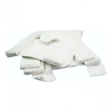 Imagem de Sacolas Plásticas Branca Reciclada Recuperada 90x100 Uso Geral Reforçadas Pacote 5 kg Branco Higipack