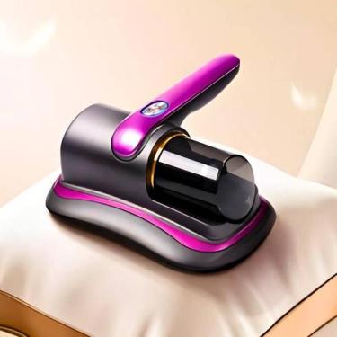 Imagem de Aspirador Rosa Luz UV Tecnologia Avançada Filtragem Múltipla e Sucção 