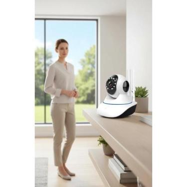 Imagem de 2x Câmera IP Wi-Fi 3 Antenas Segurança HD 720p Visão Noturna - Congrat