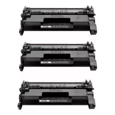 Imagem de Kit 3 toner compatível cf258a 58a *com chip*  m404dw, m428dw. - Premiu