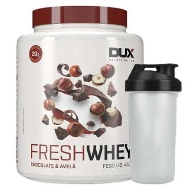 Imagem de Suplemento em pó Combo Fresh Whey Conc. Isolado Hidrolisado Chocolate belga e Avela - D...