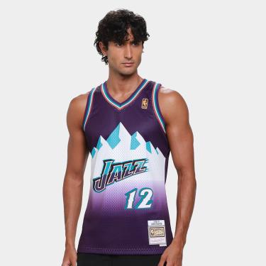 Imagem de Regata NBA Utah Jazz John Stockton 96 Mitchell & Ness Masculina-Masculino