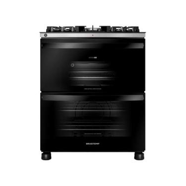 Imagem de Fogão de Piso Brastemp de 05 Bocas com Duplo Forno e Tecnologia Air Fr