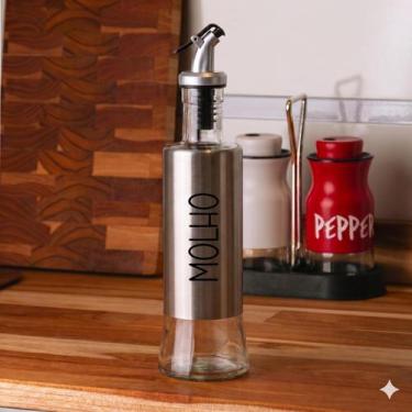 Imagem de Galheteiro Prata Versatile (300 ml) Molho - Wolff, Molho
